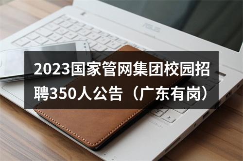 2023国家管网集团校园招聘350人公告（广东有岗） 图片