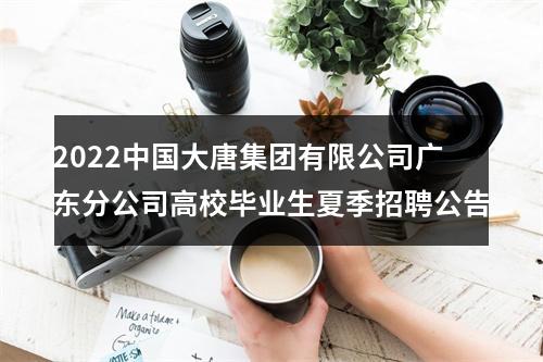 2022中国大唐集团有限公司广东分公司高校毕业生夏季招聘公告 图片